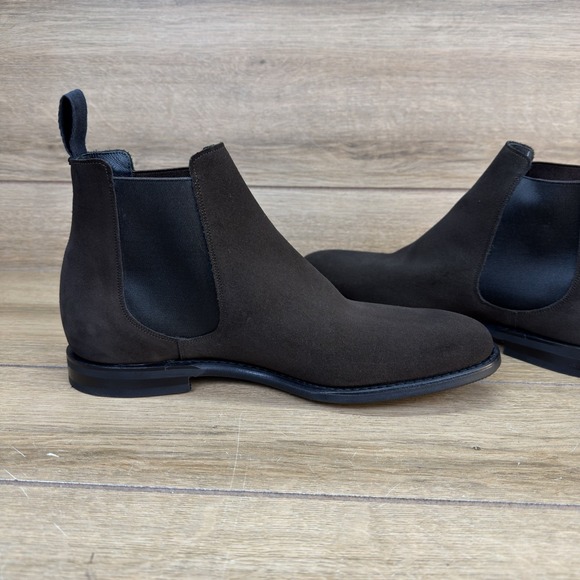 Church's Prenton Suede Chelsea Boots Mens UK6 US7 G Brown Ankle Handmade England - Picture 6 of 15